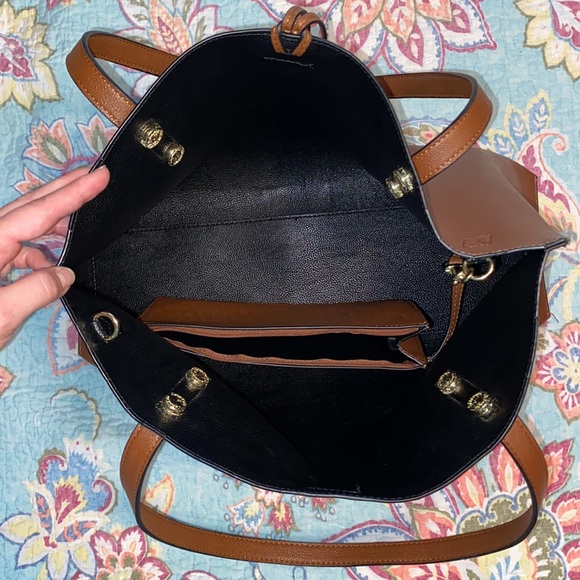 Calvin Klein Faux Leather Tote with Clutch Bag - Picture 5 of 17